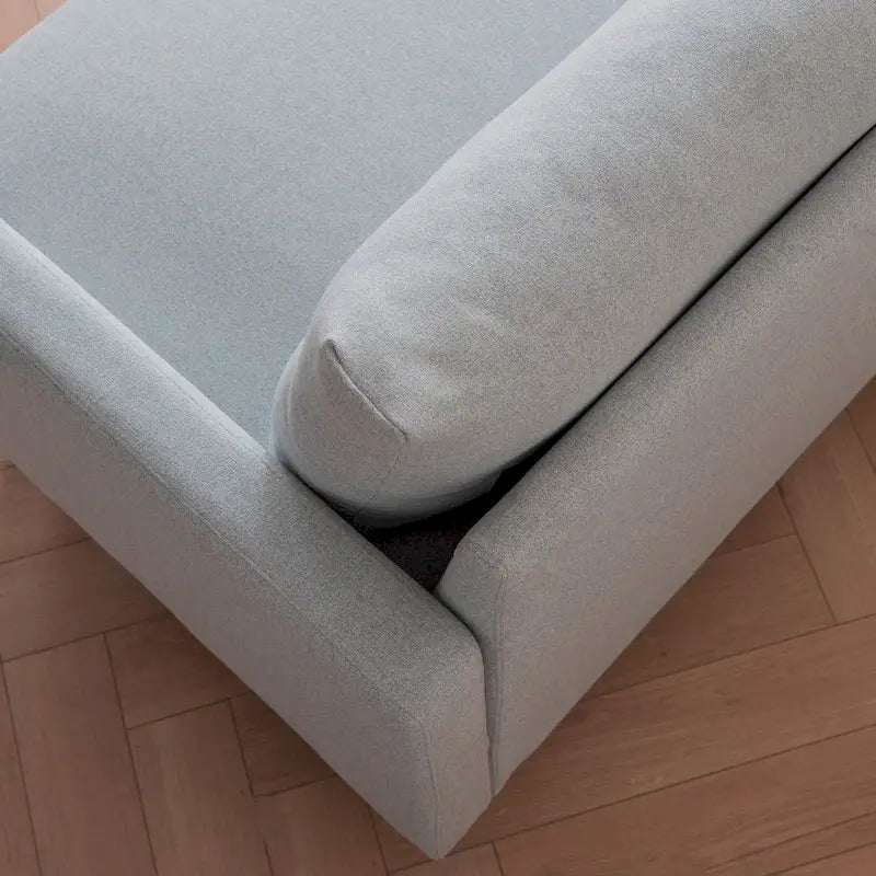 Fabric Upholstered Loveseat Modern Sofa Couch for Living Room Bedroom Apartment