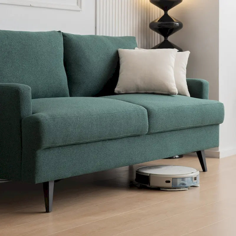 Fabric Upholstered Loveseat Modern Sofa Couch for Living Room Bedroom Apartment