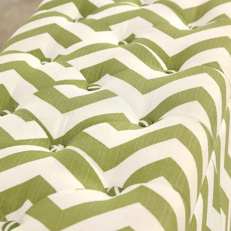 Gede Contemporary Fabric Tufted Life-top Storage Bench by Furniture of America