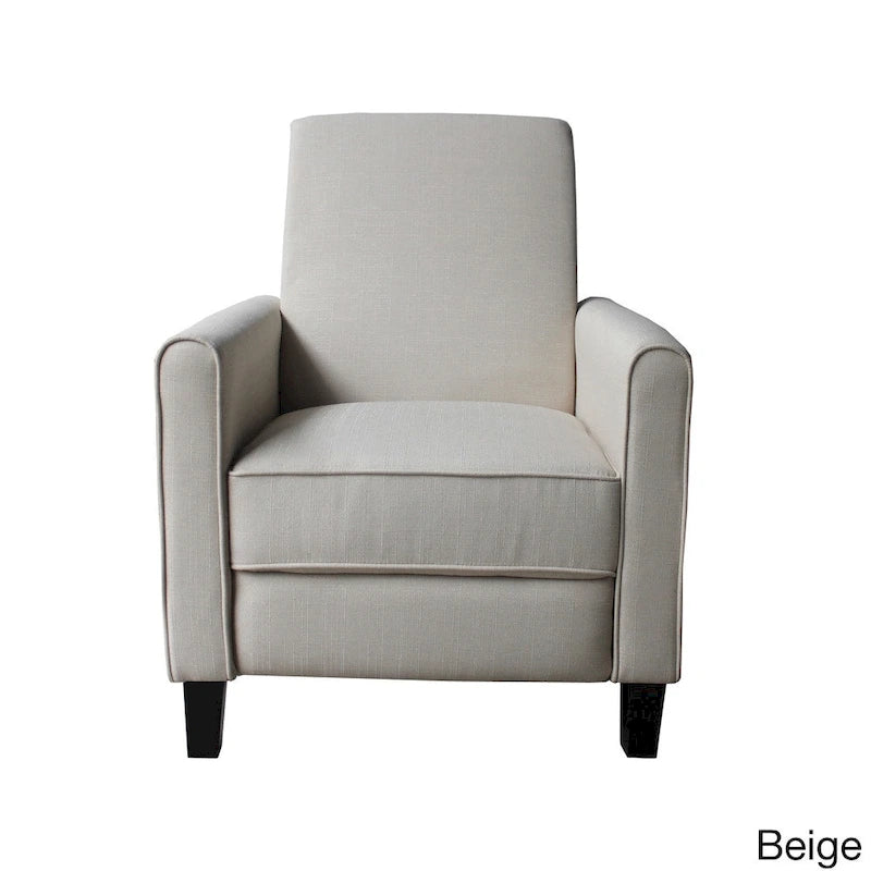 Contemporary Fabric Compact Recliner Chair