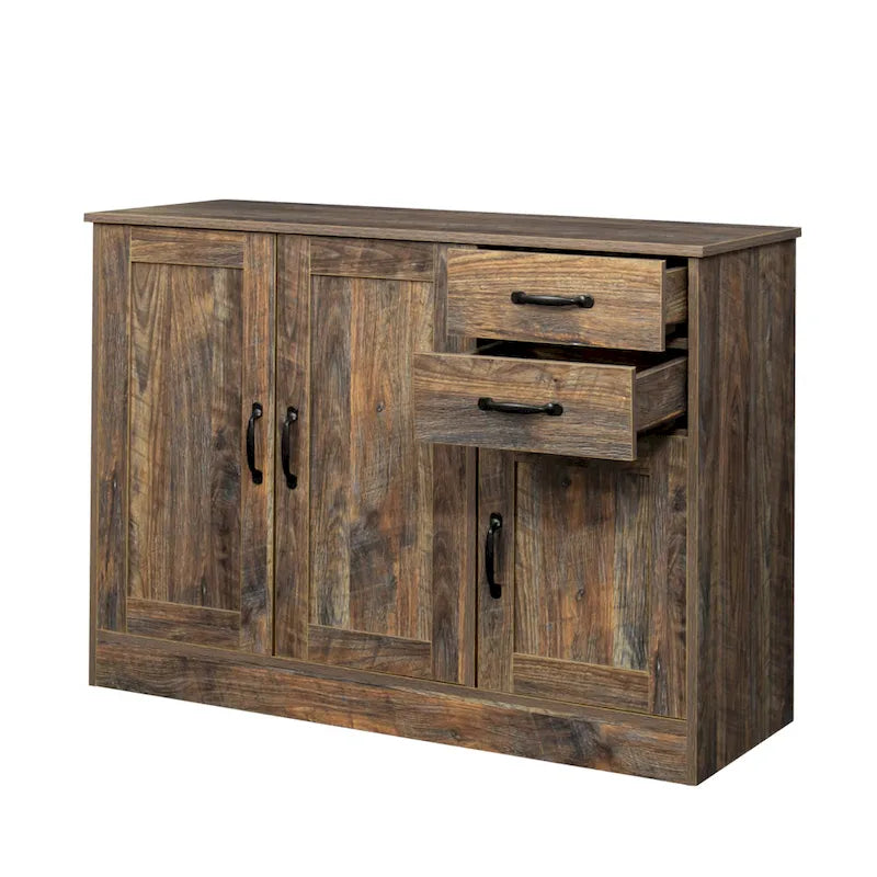 43.3 Inch Modern Wood Buffet Sideboard with 2 doors