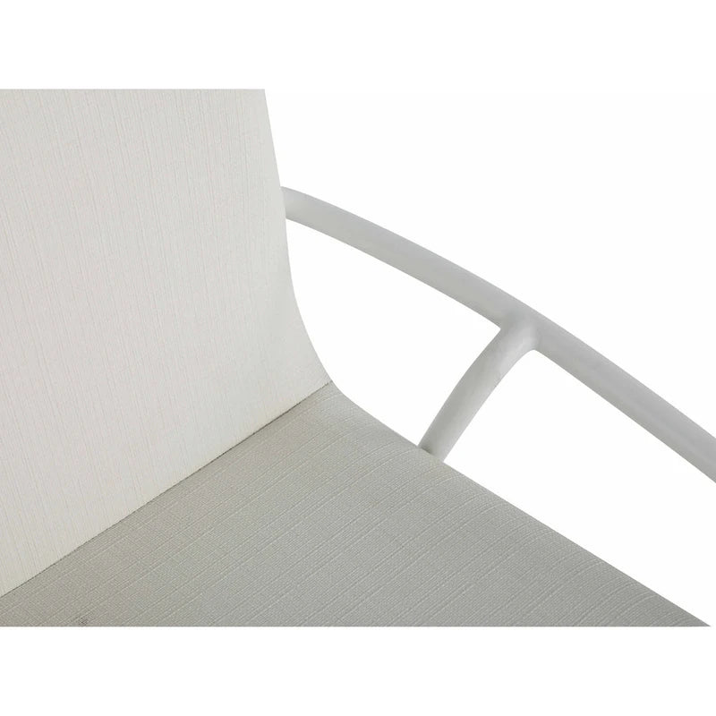 Somette Contemporary White Upholstered Side Chair, Set of 4 - N/A