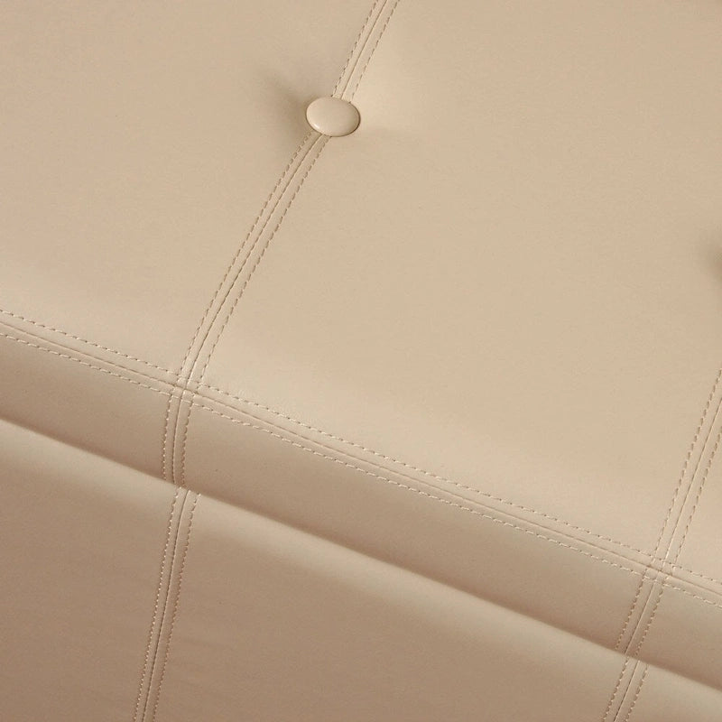 Warehouse of Tiffany Ariel Ivory Wood Storage Bench
