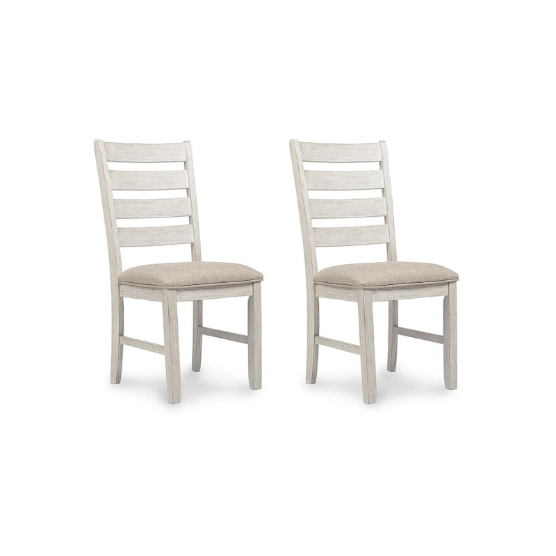 Signature Design by Ashley Skempton White / Light Brown 7-Piece Dining Package