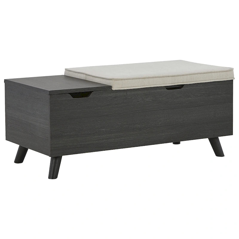 Ashley Furniture Yarlow Gray Storage Bench - 39W x 19D x 17H