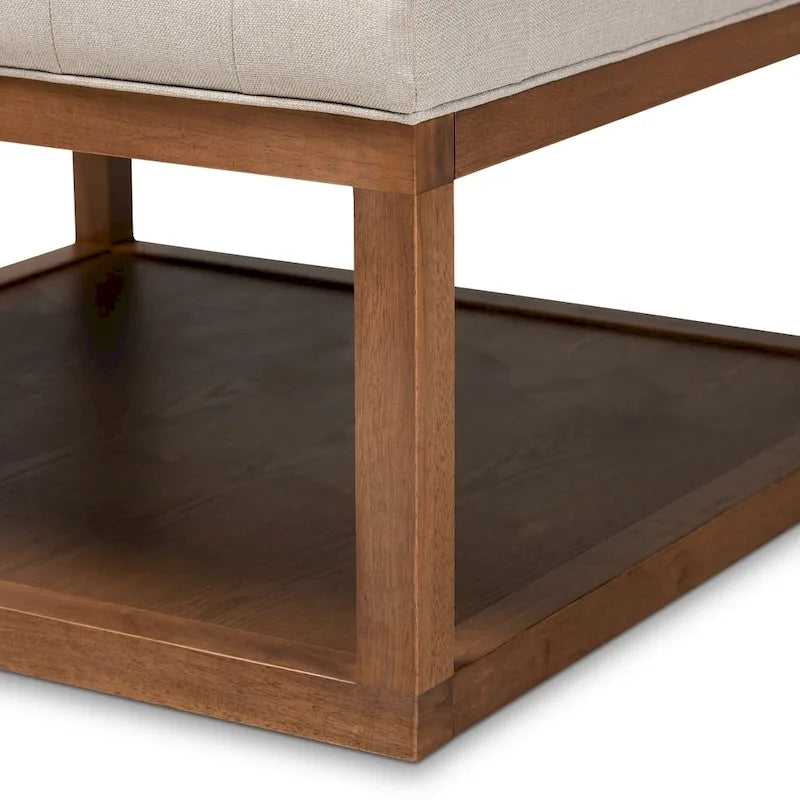Carson Carrington Jularp Upholstered Cocktail Ottoman