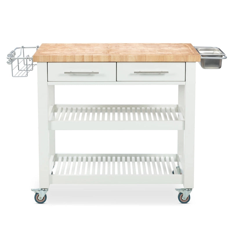 Chris & Chris Pro Chef Work Station Natural All Wood
