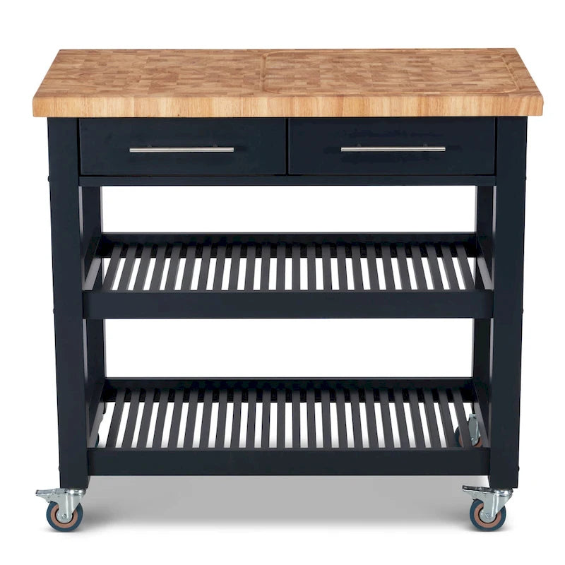Chris & Chris Pro Chef Work Station Natural All Wood