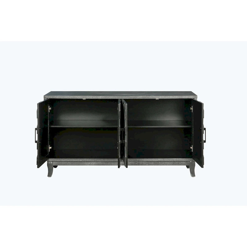 4 Door Wooden Cabinets for Living Room Dining Room Bedroom