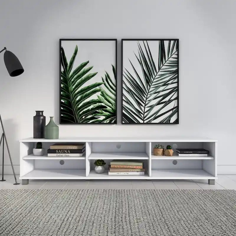 Hollywood Low Profile Modern TV Stand, for TV's up to 85