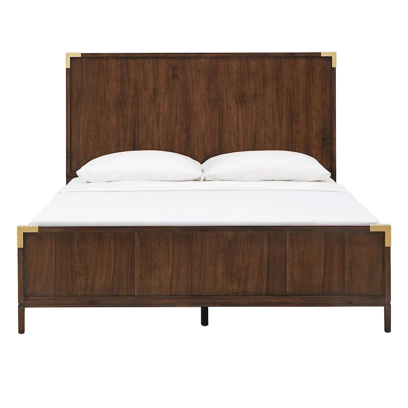 Khourush Low Profile Campaign Platform Bed by iNSPIRE Q Modern