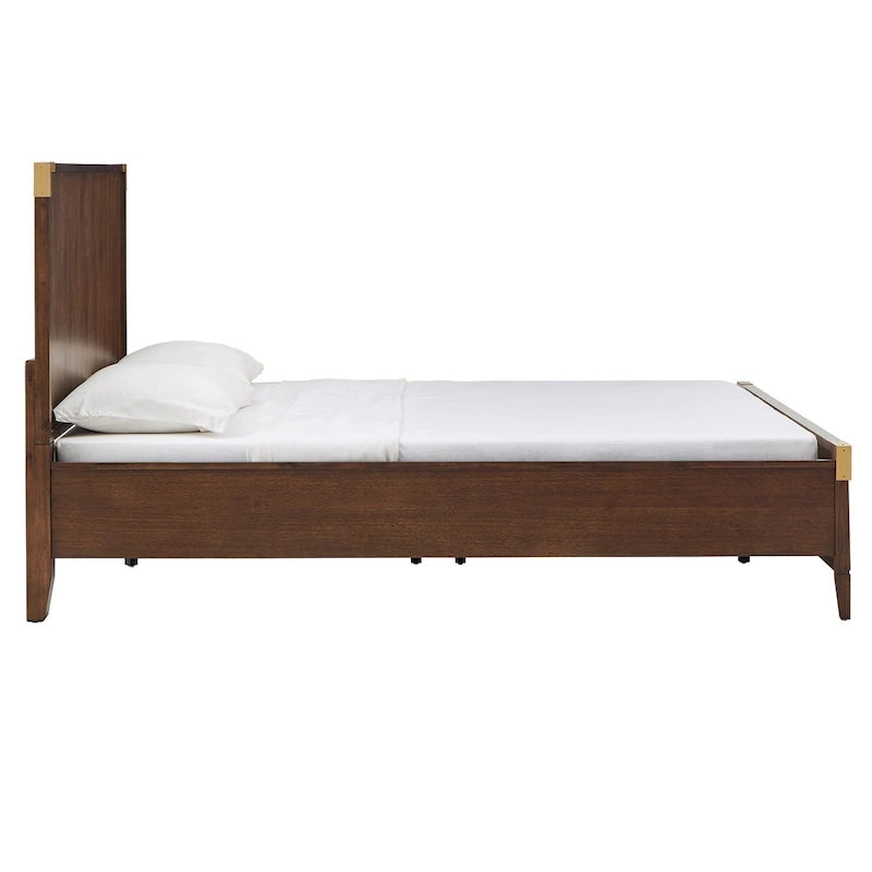 Khourush Low Profile Campaign Platform Bed by iNSPIRE Q Modern