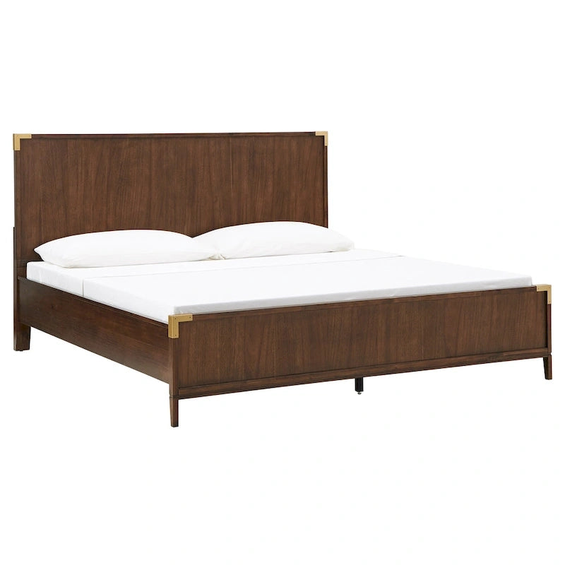 Khourush Low Profile Campaign Platform Bed by iNSPIRE Q Modern