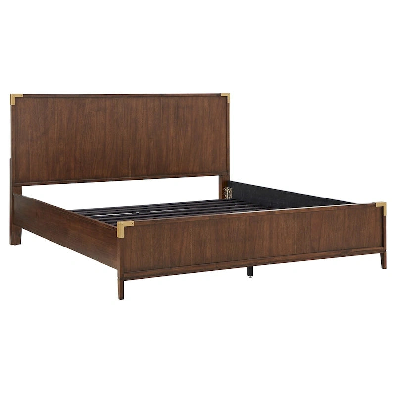 Khourush Low Profile Campaign Platform Bed by iNSPIRE Q Modern