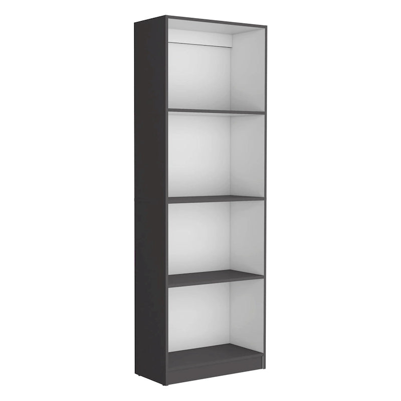 Kenyon Tall 5-Shelf Wide Bookcase Set of 2 - N/A