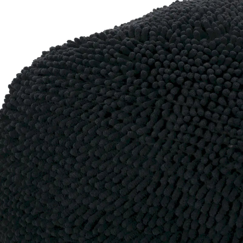 Moloney Modern Microfiber Chenille Pouf by Christopher Knight Home