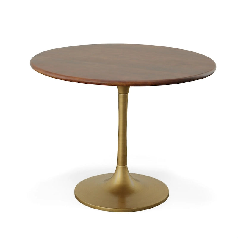Carolina Living Alden Wood Top 40 Round Dining Table