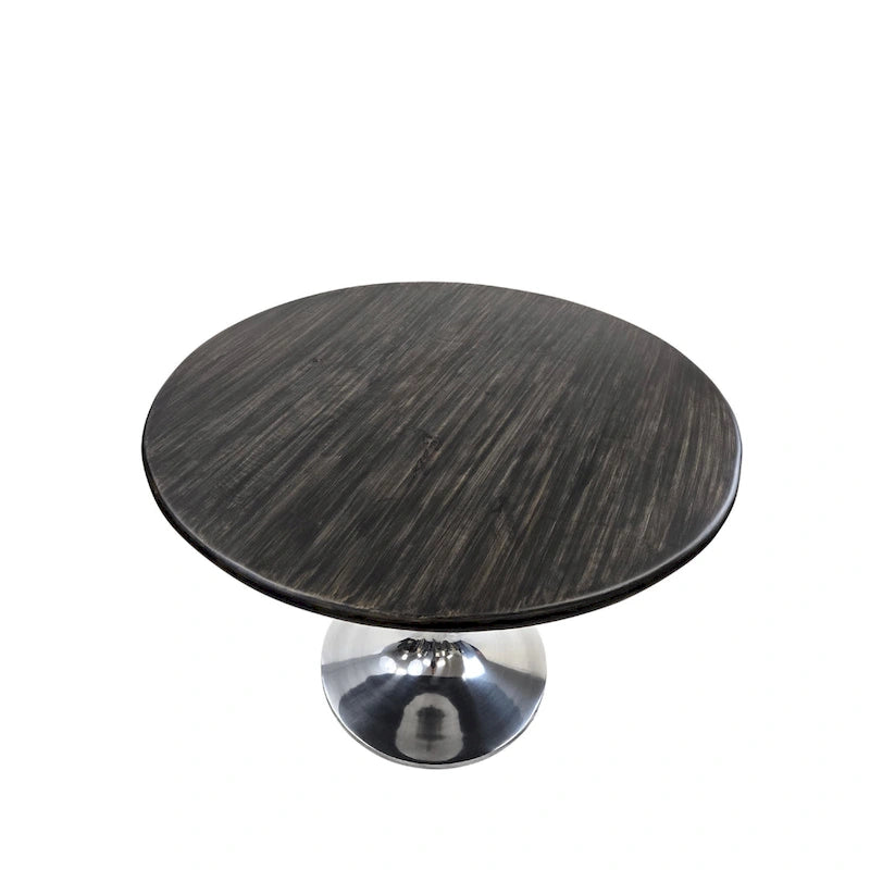 Carolina Living Alden Wood Top 40 Round Dining Table
