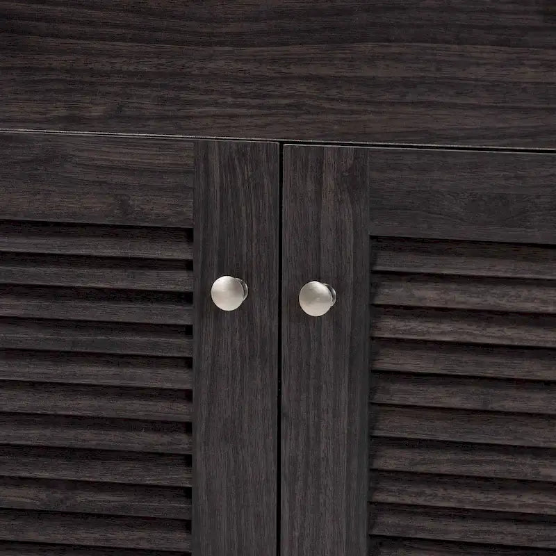 Traditional Dark Brown Wood Kitchen Storage by Baxton Studio