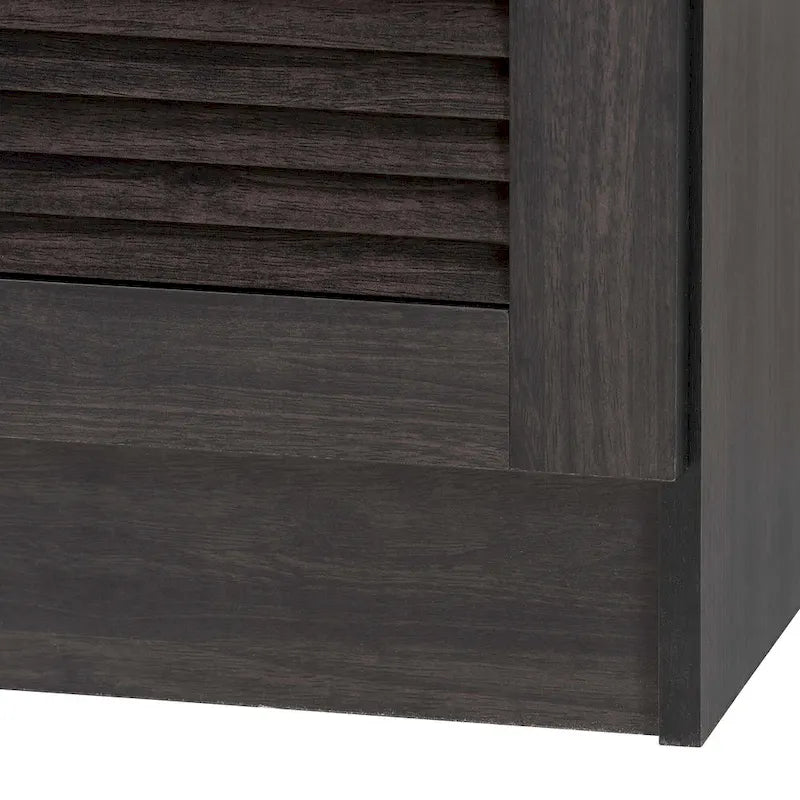 Traditional Dark Brown Wood Kitchen Storage by Baxton Studio