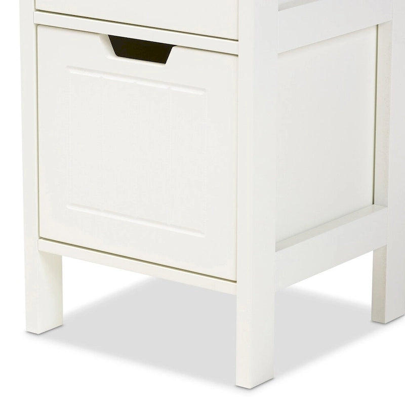 Reuben Cottage and Farmhouse 2-Drawer Storage Cabinet