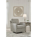 Signature Design by Ashley Bralynn Gray Swivel Glider Accent Chair - 30W x 37D x 37H