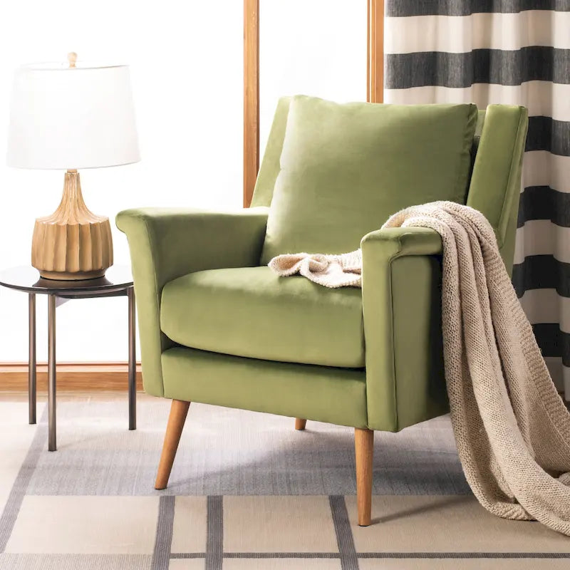SAFAVIEH Anner Mid-Century Arm Chair - 28.7 x 28.4 x 33.9 - 29Wx28Dx34H