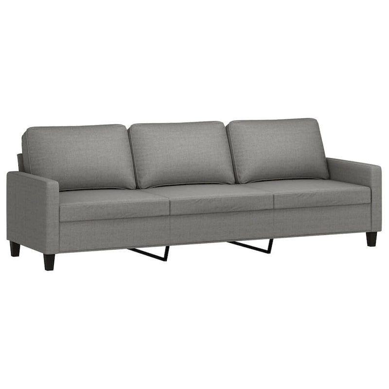 vidaXL Sofa Chair with Footstool Accent Upholstered Living Room Chair Fabric