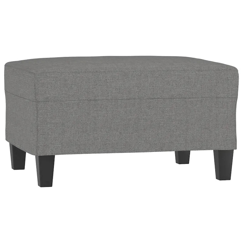vidaXL Sofa Chair with Footstool Accent Upholstered Living Room Chair Fabric