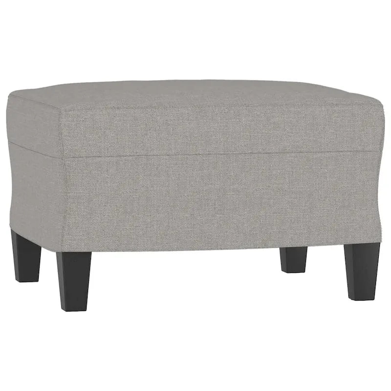 vidaXL Sofa Chair with Footstool Accent Upholstered Living Room Chair Fabric