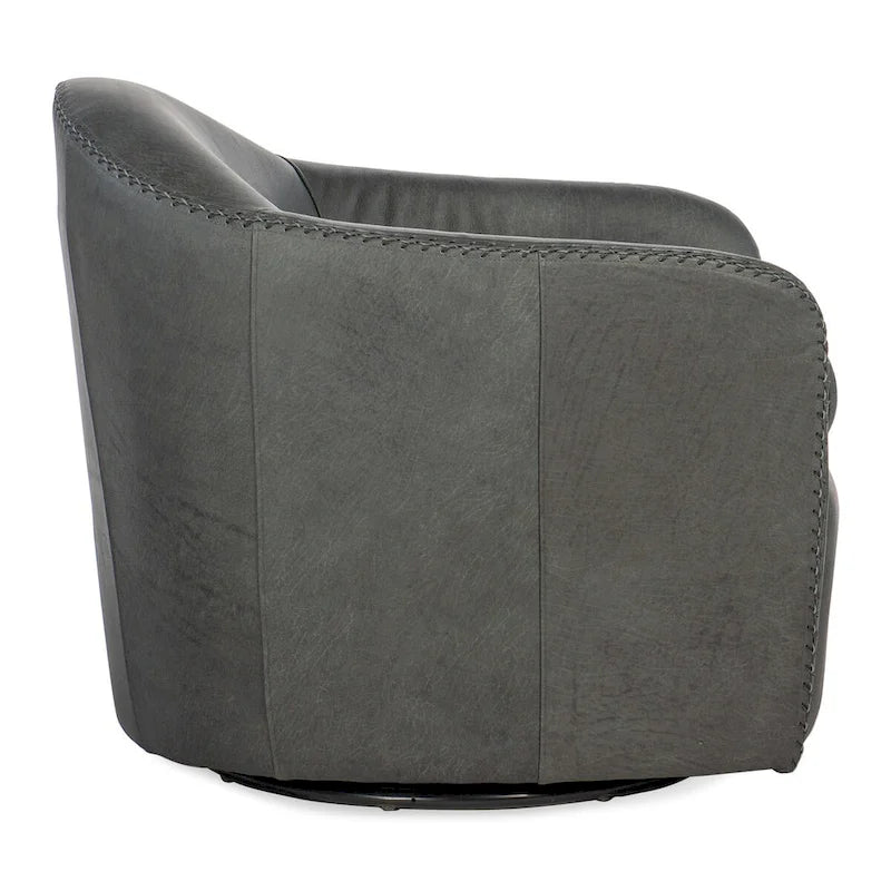 Hooker Furniture CC533-SWIVEL-CLUBE-CHAIR Roper 29 Wide Club Chair - Blue Steel