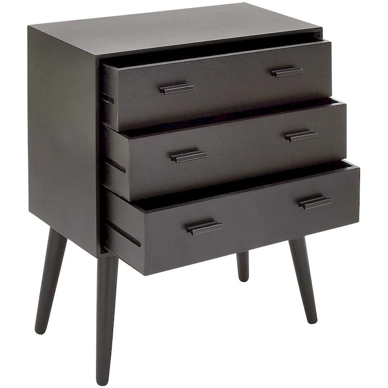 Port Petite Modern 3-Drawer Chest - 24 x 12 x 28