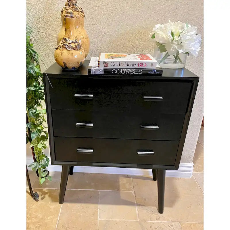 Port Petite Modern 3-Drawer Chest - 24 x 12 x 28