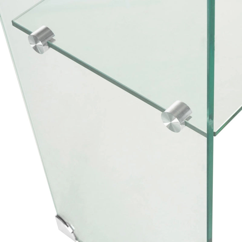 SAFAVIEH Hawa Clear Console Table - 43.3 x 13.8 x 29.5 - 43Wx14Dx30H