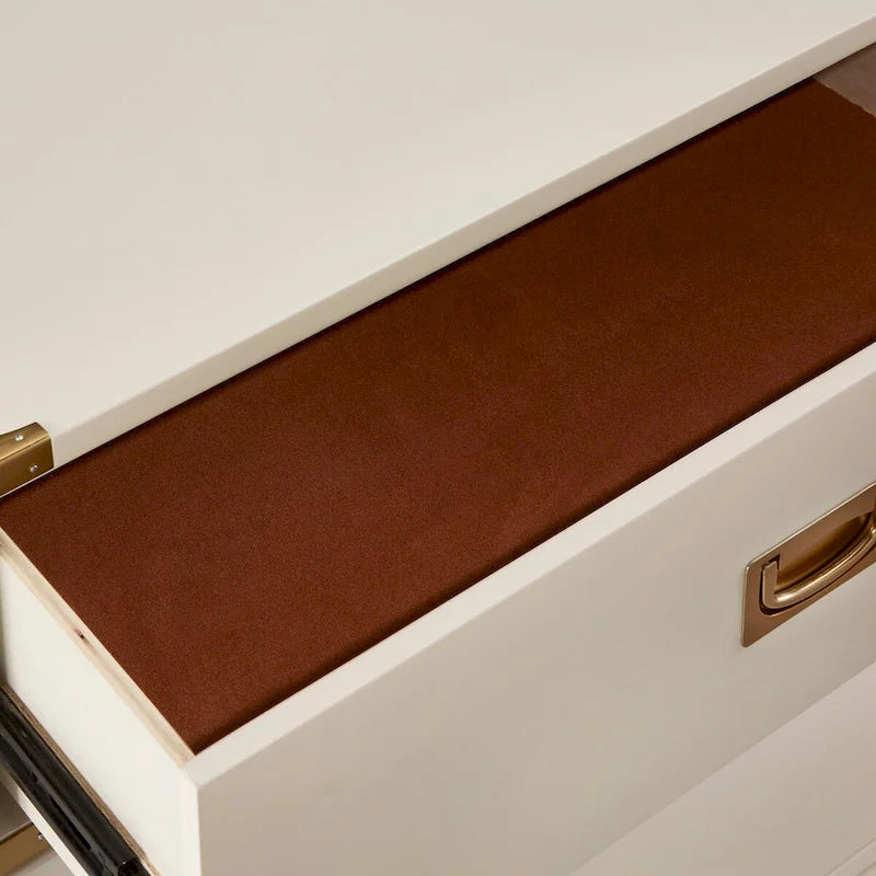 Kedric 3-drawer Goldtone Accent Nightstand by iNSPIRE Q Bold