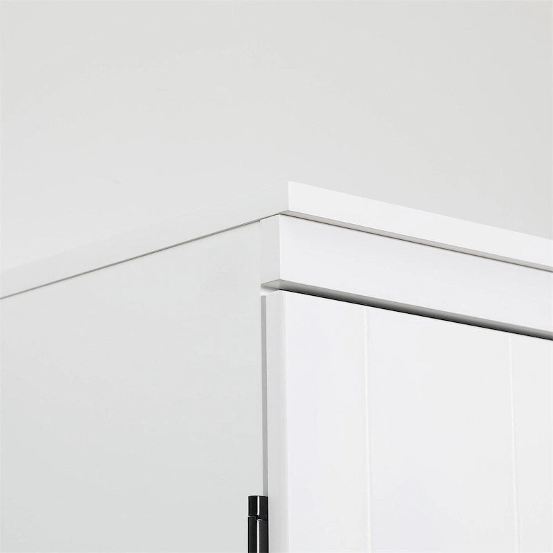 Freestanding Kitchen Pantry, 6-tier Shelving with 2 Adjustable Shelves