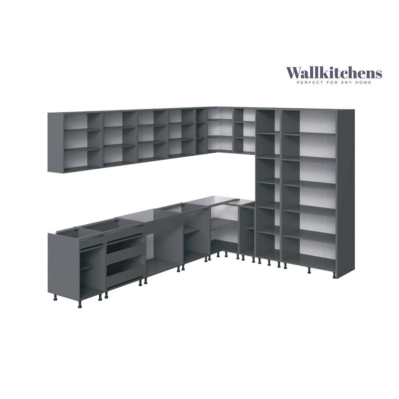 Kitchen Timeless Collection Black Color Base Size 12Ft Wide - 144x102