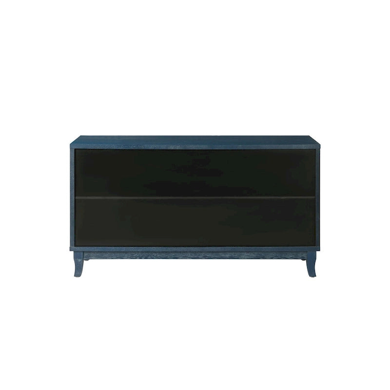 Rattan Sideboard Buffer Cabinet,Accent Storage Cabinet With 4 Rattan Doors