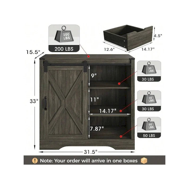 Accent Cabinet with Drawers - N/A