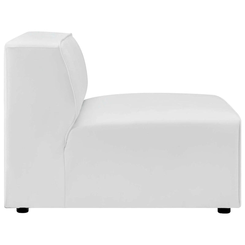 Mingle Vegan Leather 5-Piece Sectional Sofa