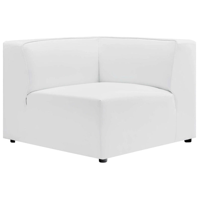 Mingle Vegan Leather 5-Piece Sectional Sofa