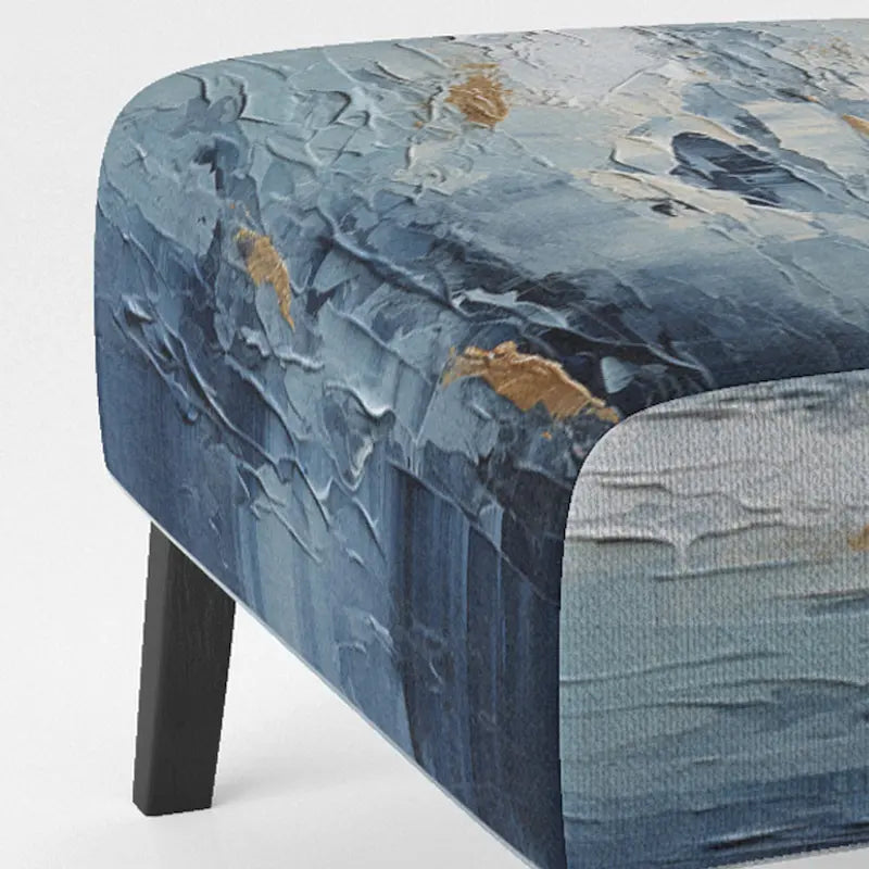 Designart Beach Scandinavian Solitude III Upholstered Abstract Accent Chair and Nautical & Coastal Arm Chair - Multiple Color