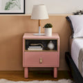 Single drawer bedside table,wooden bedside table, bedside table with drawer, compact bedside table, Nordic style bedside table