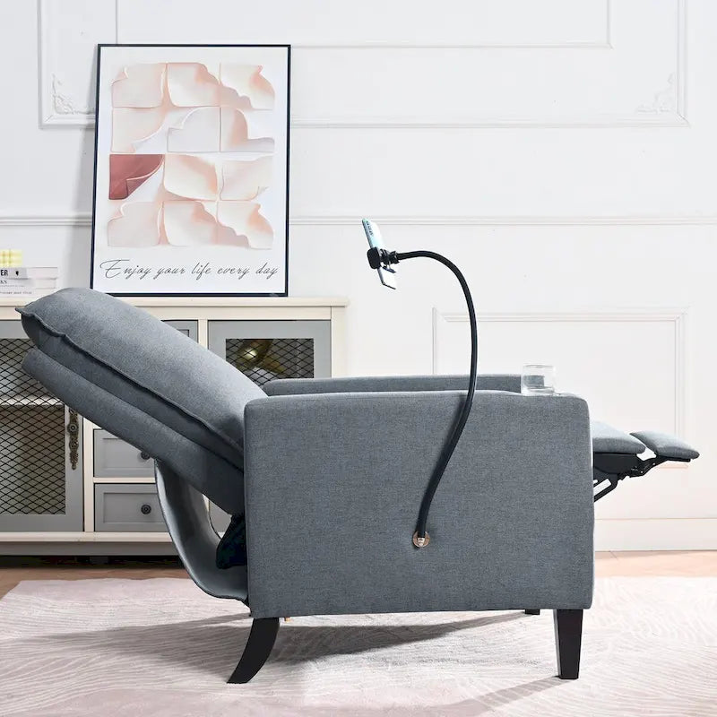 Recliner Chairs for Adults,Adjustable Recliner Sofa with Mobile Phone Holder & Cup Holder