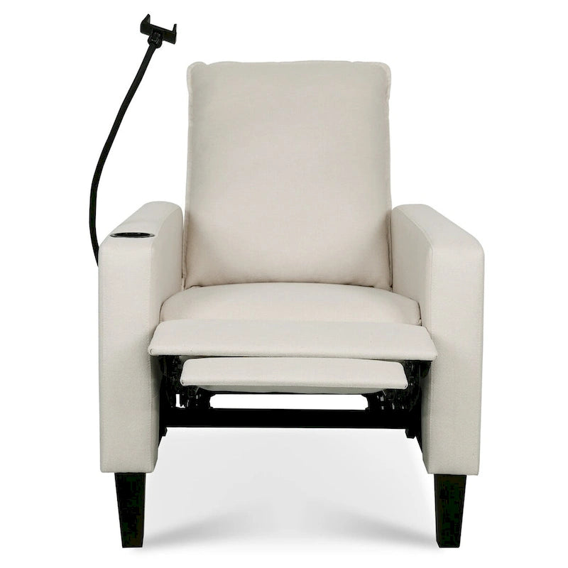 Recliner Chairs for Adults,Adjustable Recliner Sofa with Mobile Phone Holder & Cup Holder