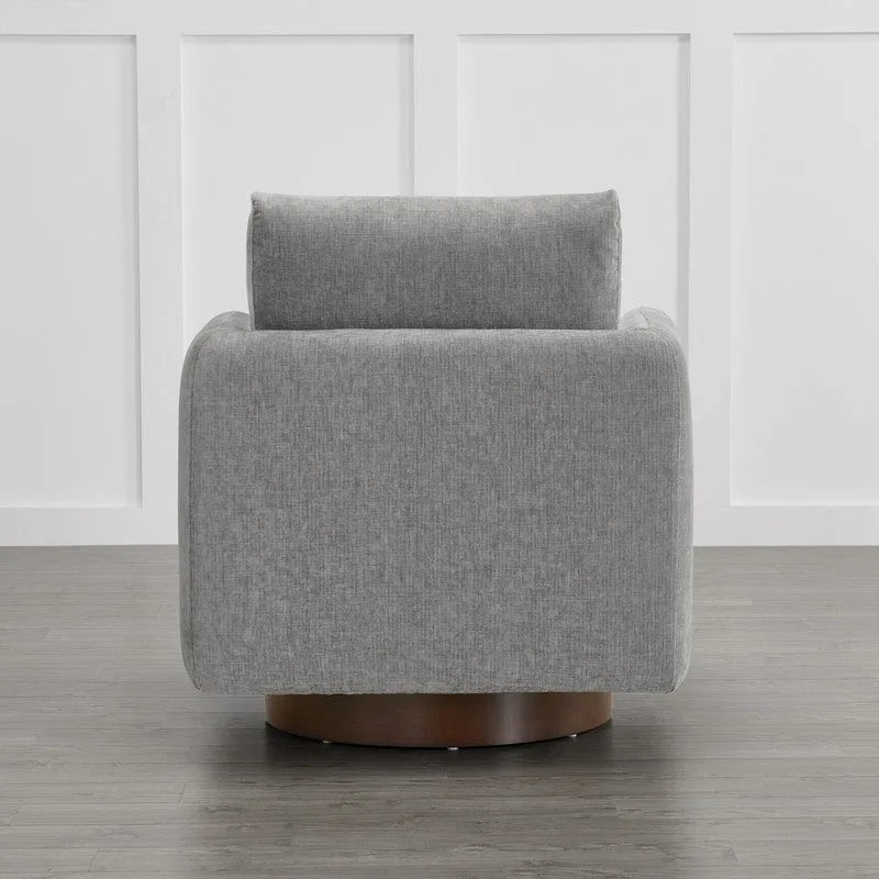 Rebecca Swivel Accent Chair Armchair with Back Cushion