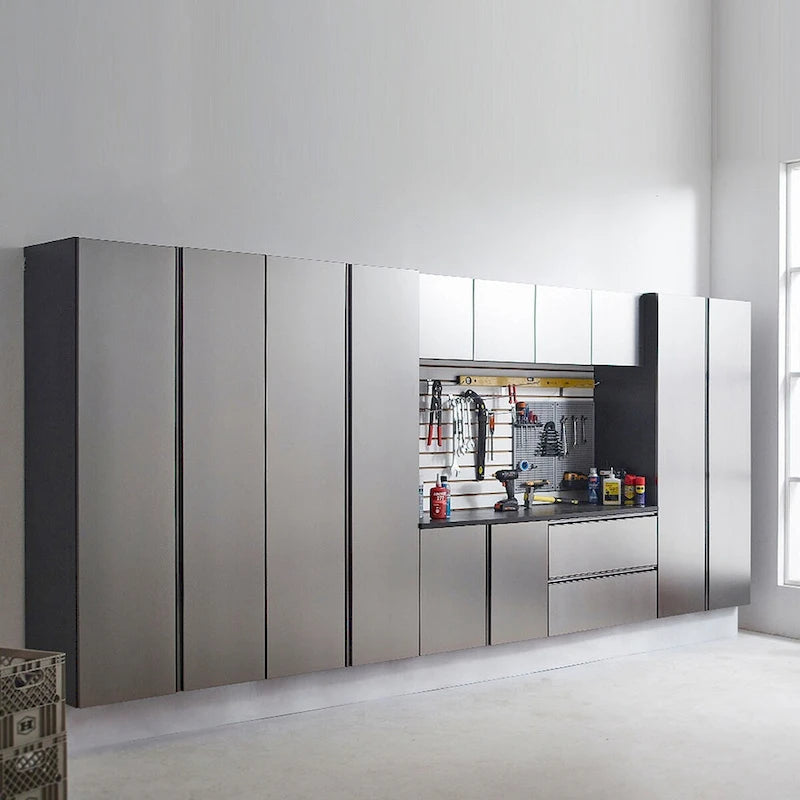 Wood Utility Storage Garage Cabinet Wall Mounted Wood Utility Storage Garage Cabinet