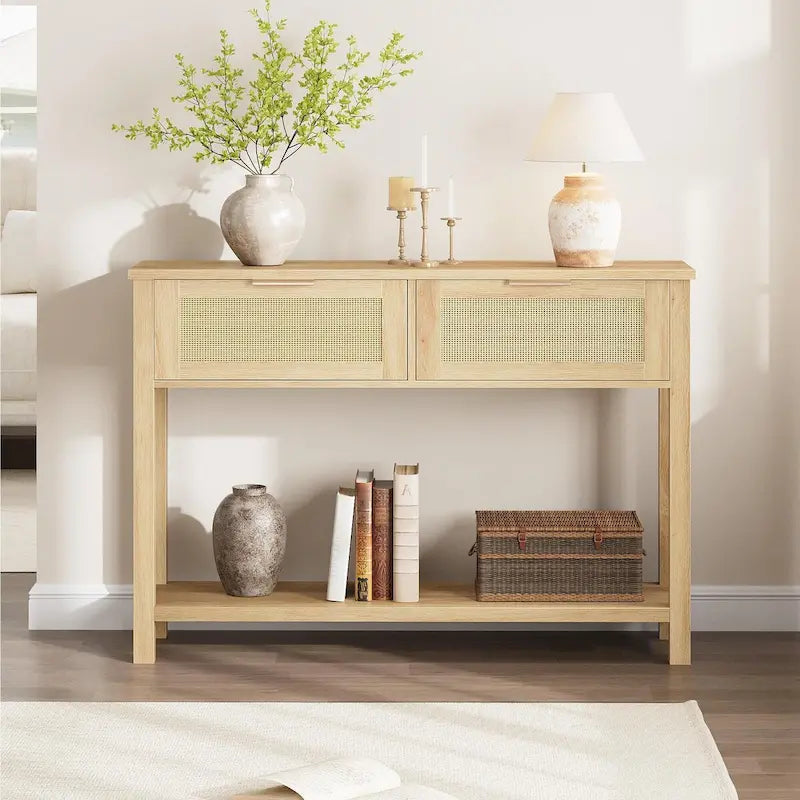 Entryway Table with 2 Drawers