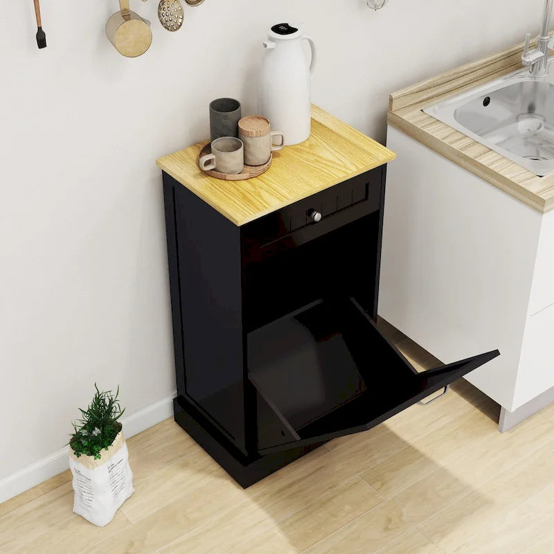 RR Kitchen Trash Cabinet
