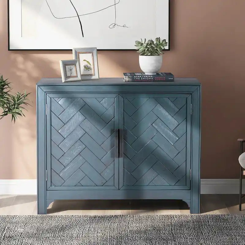 40 Modern Cabinets with Unique Design Doors with 1 Adjustable Shelves